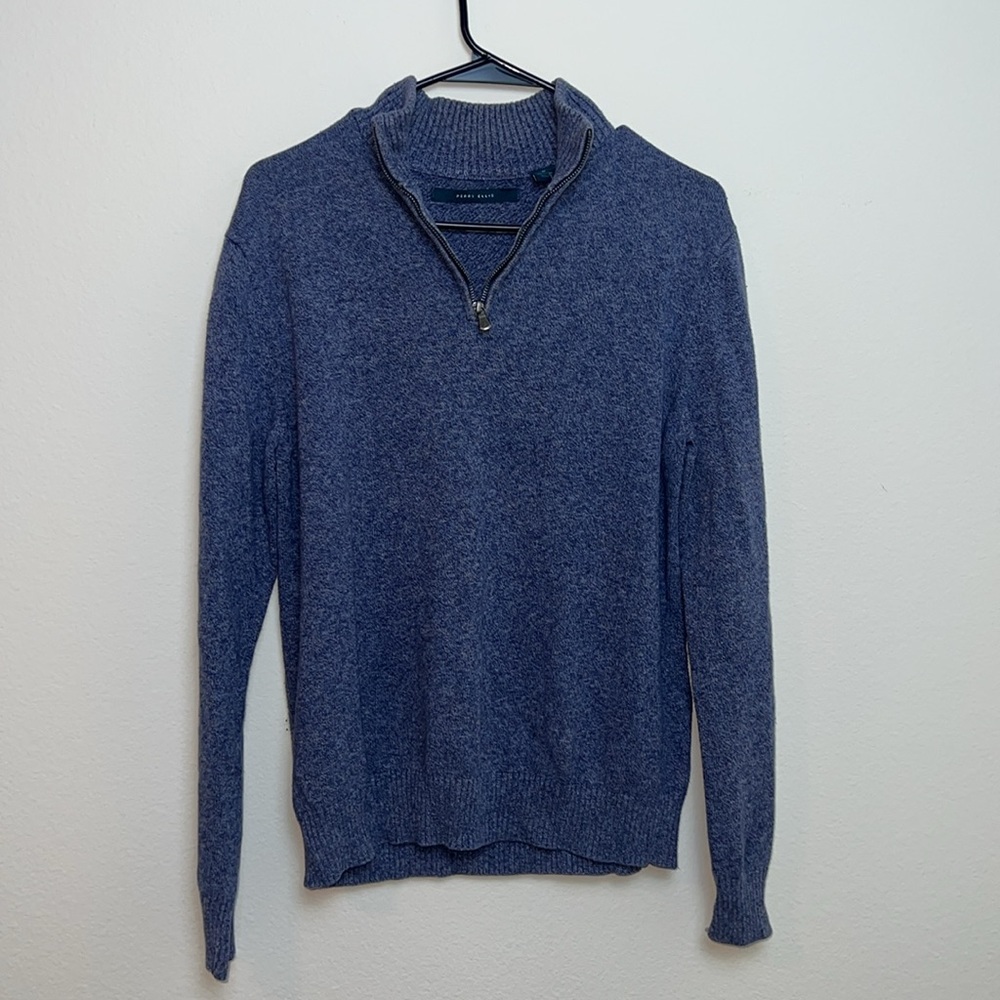 Like New Perry Ellis Mens Sweatshirt Quarter Zip